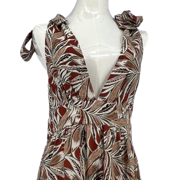 HOUSE OF HARLOW 1960 - Linen Blend Tiered Dress - Picture 3 of 12